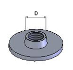 Ph Gummitechnik Zeichnung der Schweißplatte in rund